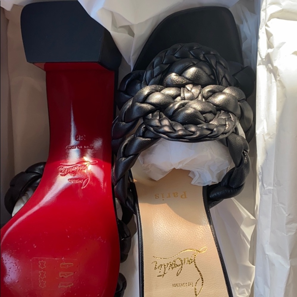 Christian Louboutin Marmella 55 braided 2021